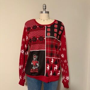 NC State Winter Christmas Theme Sweatshirt